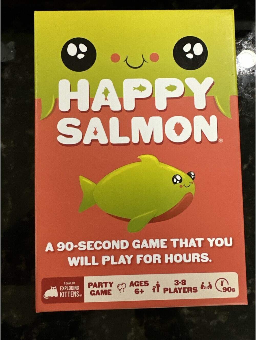 Happy Salmon 90 Second Card Game You'll Play for Hours - Exploding Kittens 2023